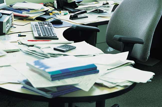 Disorganise Your Desk