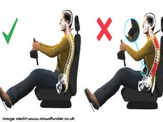 ड्राइविंग की सही मुद्रा