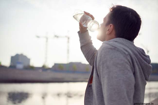 Drink as much water as you can