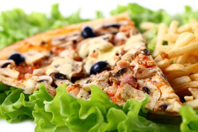 Homemade cheese pizza