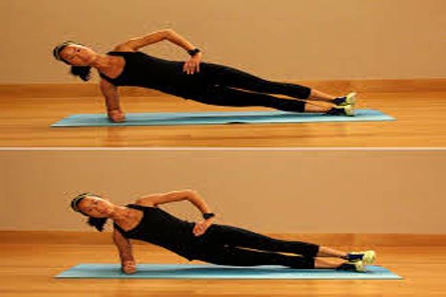 Side Plank Hip Dips