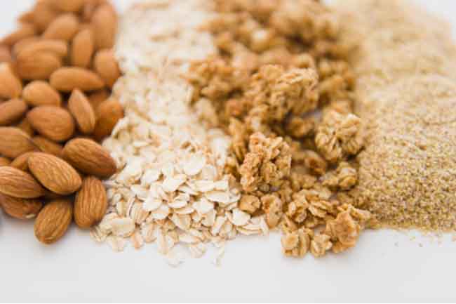 Oatmeal, Soy Milk and Almonds