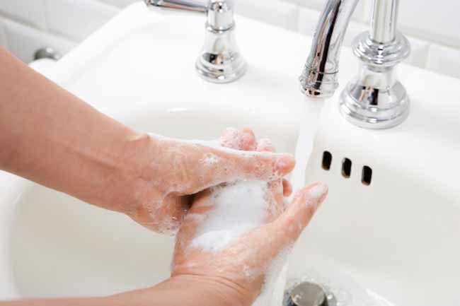 Step 7: Wash your hands without fail.