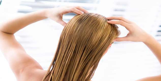 बालों की मसाज hair massage
