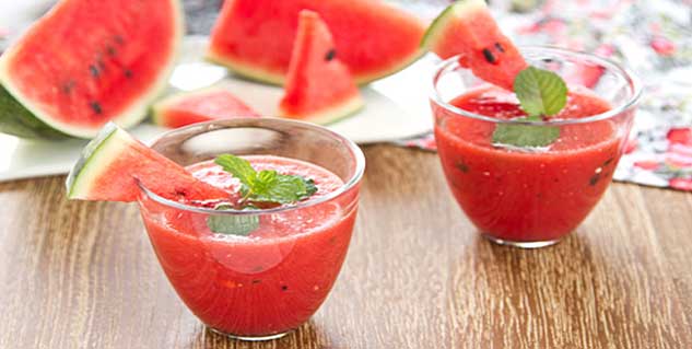 वॉटरमेलन स्मूदी Watermelon Detox Smoothie in Hindi