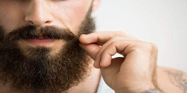 Man's facial hair also expressess about his personality