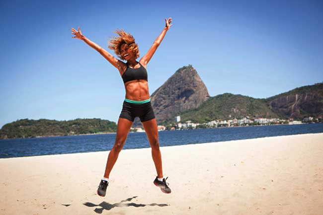 लंज जम्प (Lunge Jump)