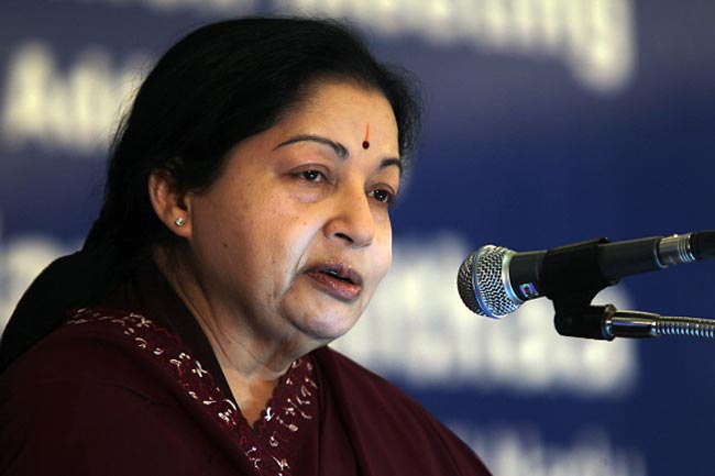 Tamil Nadu CM Jayalalithaa