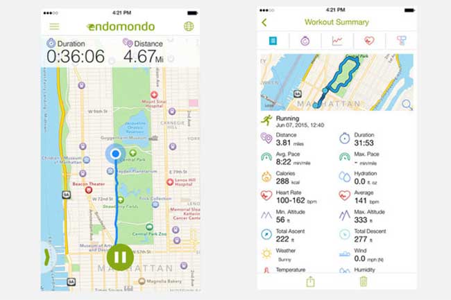 एंडोमोंडो (Endomondo)