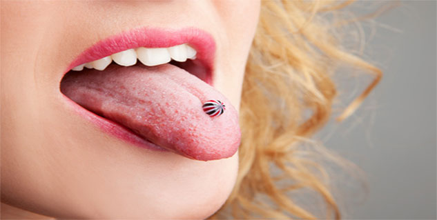 टंग पियरसिंग tongue piercing in hindi