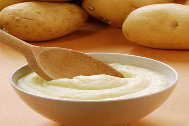 आलू टिश्यु का फेस पैक