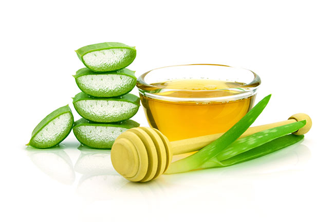 Aloe Vera and honey