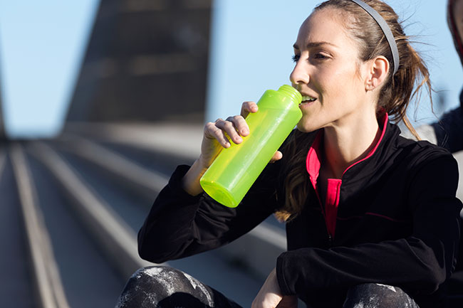 You're not drinking enough water