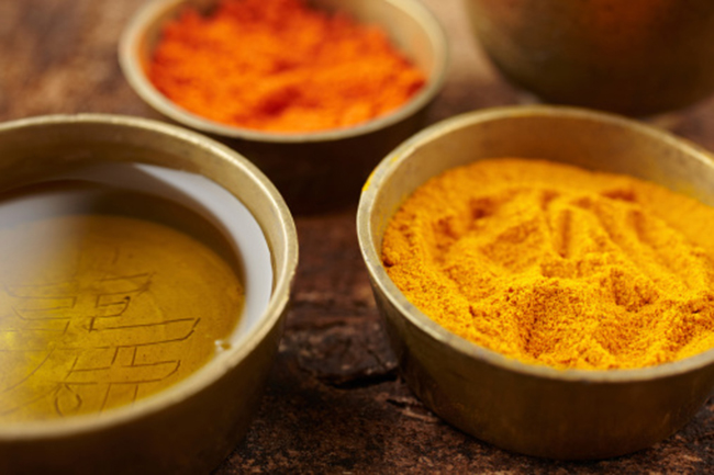 Sandalwood and turmeric