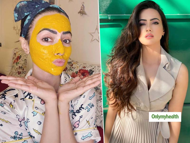 एक्ट्रेस सना खान का ब्यूटी टिप्स, लड़के और लड़कियों को दी ये 'ब्यूटी फेसपैक' लगाने की सलाह