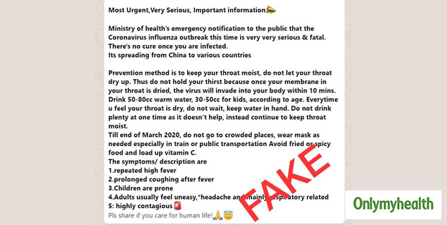 coronavirus misinformation