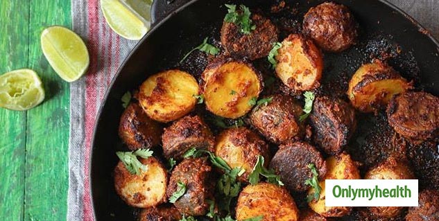 Millet Baby Potatoes Chaat Recipe