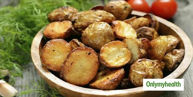 Millet Spiced Baby Potatoes Chaat