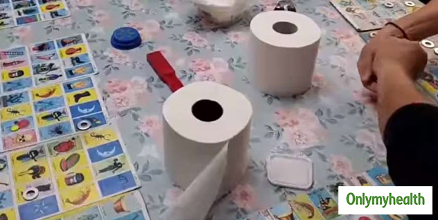 टॉयलेट पेपर रोल के साथ मजा करें