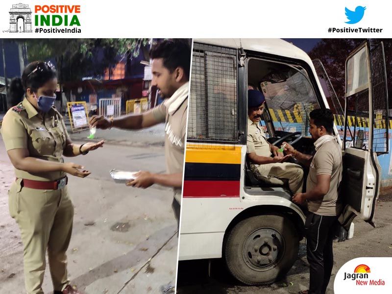 Positive India: पुलिस और सफाई कर्मचारियों को कोरोना से बचाने की मुहिम, युवक बांट रहा है फ्री सैनिटाइजर व मास्क