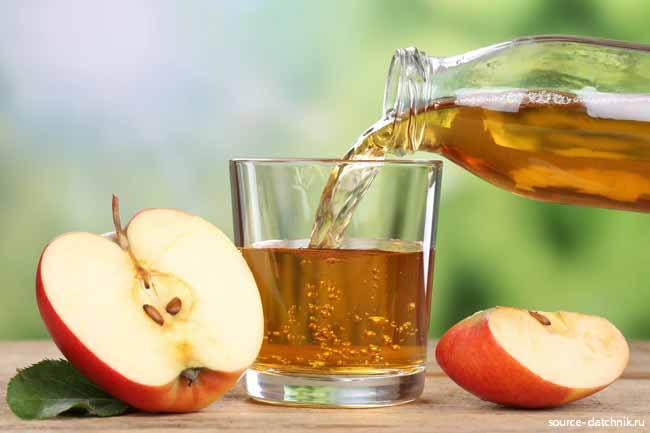 7. एप्पल साइड विनेगर (Apple Side Vinegar)