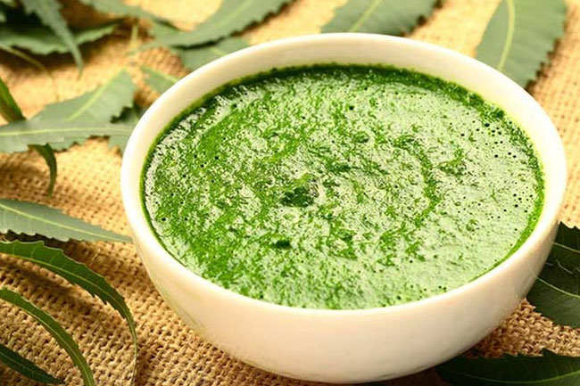 5. नीम के पत्ताें का पेस्ट