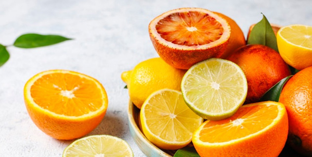 Citrus fruits are rich in vitamin C