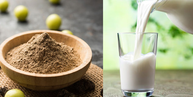 amla churna and milk benefits