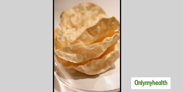 pahaldi papad or shakuli dish