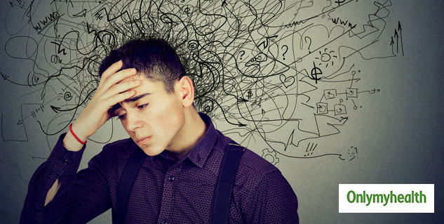 man feeling stressed