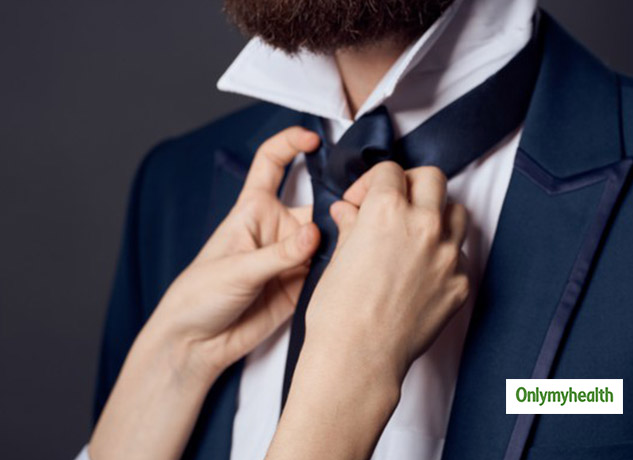 wearing tight tie is not good