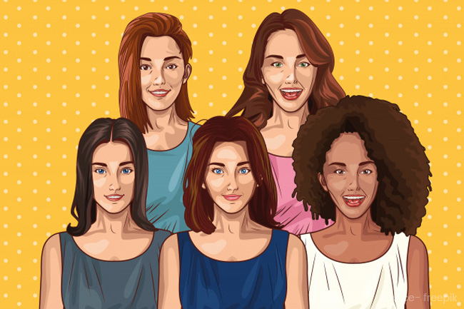 4. बाल स्ट्रेट, कर्ली या वेवी हैं? (Straight, curly or wavy hair type)