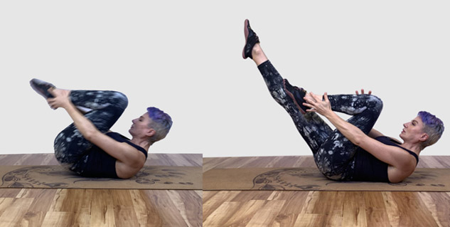 Single leg stretches