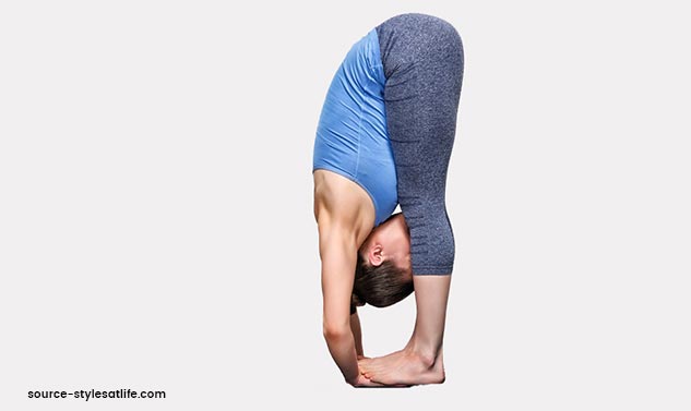 Hastapadasana for children