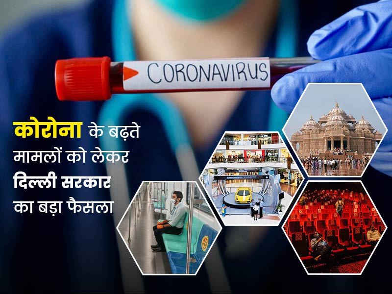 दिल्ली सरकार का बड़ा फैसला, सिनेमा, मॉल, मेट्रो और धार्मिक स्थलों को घोषित किया कोरोना वायरस का 'सुपर स्प्रेडर'