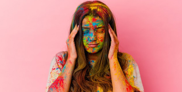 headache on holi