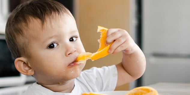 fruit pulp in babies