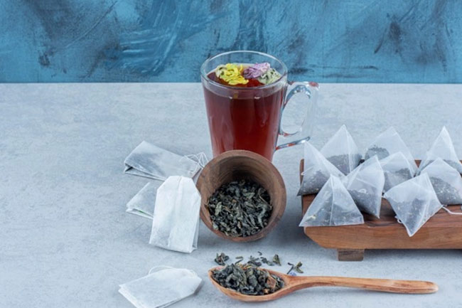 Black tea bags