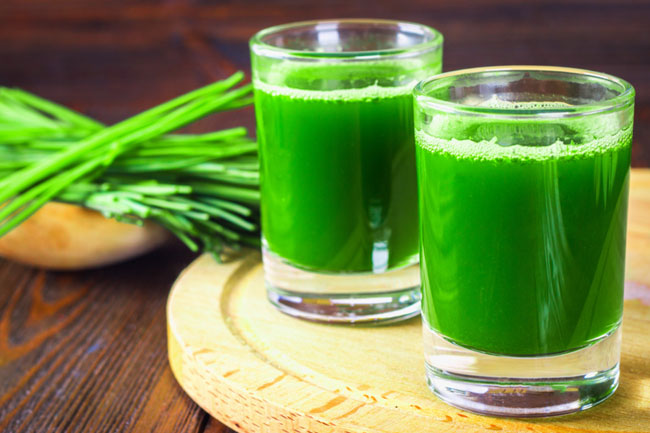 Wheatgrass juice