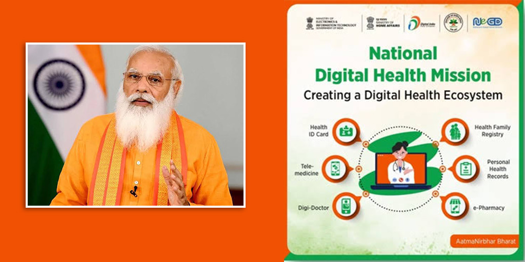 Pm Modi Launches Health Id Initiative Ayushman Bharat Digital Mission