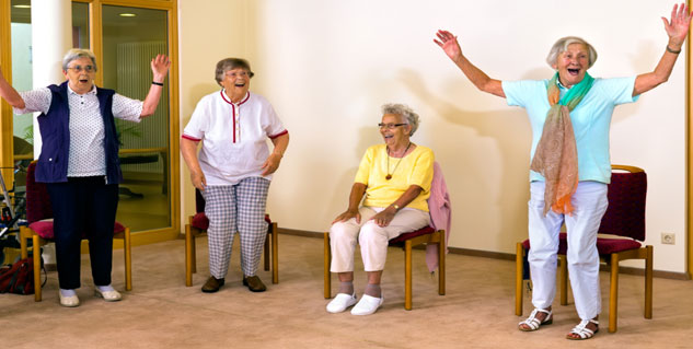 Excercise with chair