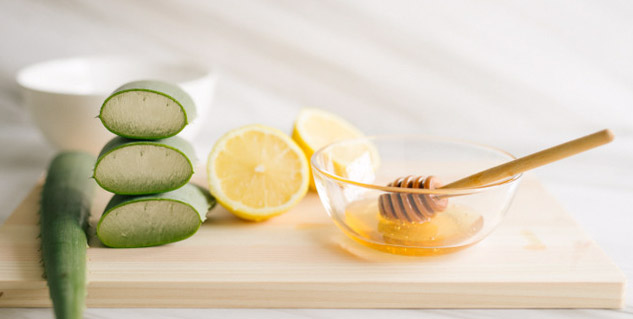 aloe vera and lemon