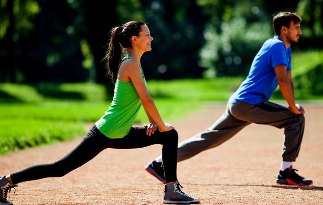 warm up before running