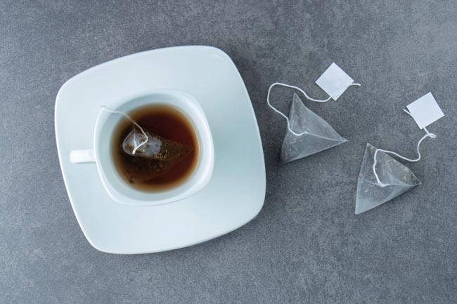 Black tea bags