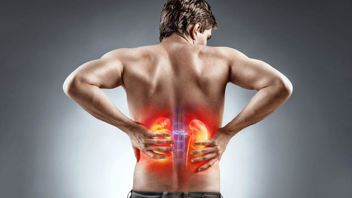 kidney failure pain in back