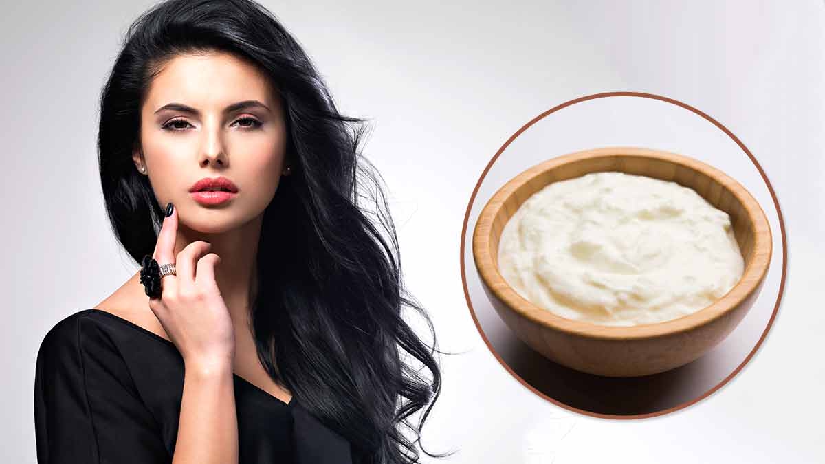 केमिकल वाले शैंपू के बजाय दही से धोएं बाल, मिलेंगे ये फायदे