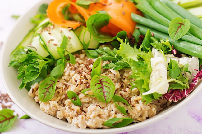 Vegetable oats