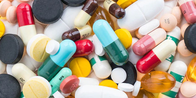 Medicines-Tablets-Capsules-Coloure