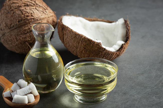 Coconut oil and sugar