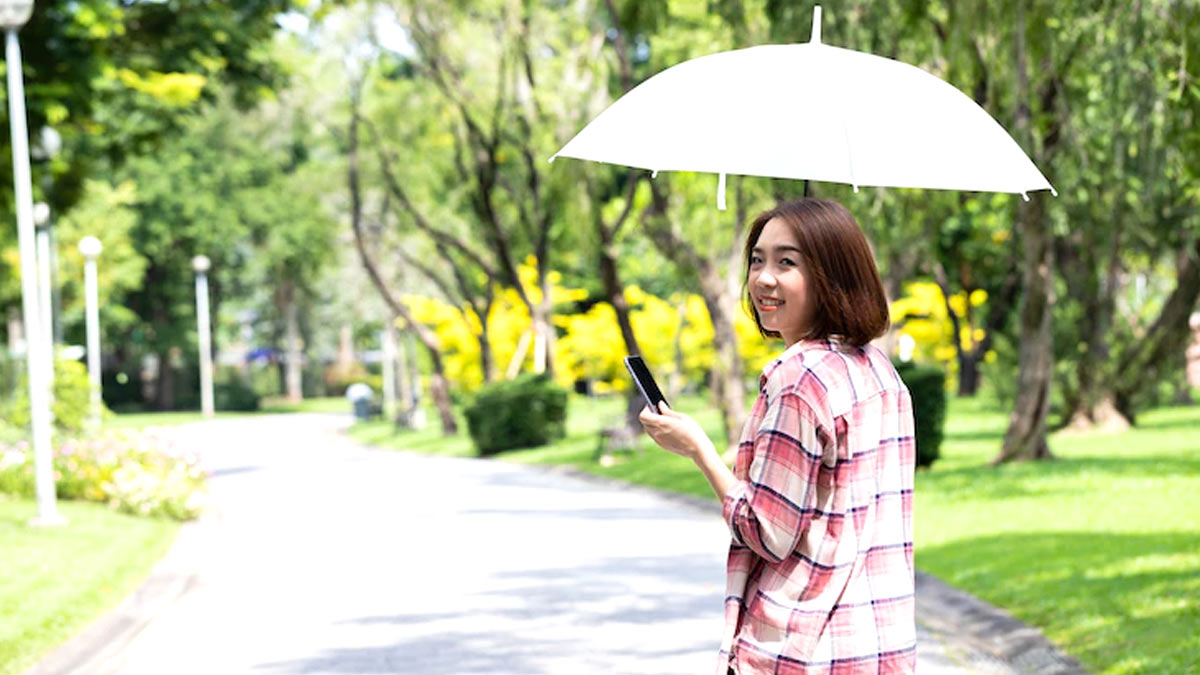 hair protection from uv rays umbrella